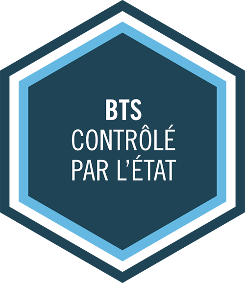 Logo BTS contrôlé par l'état