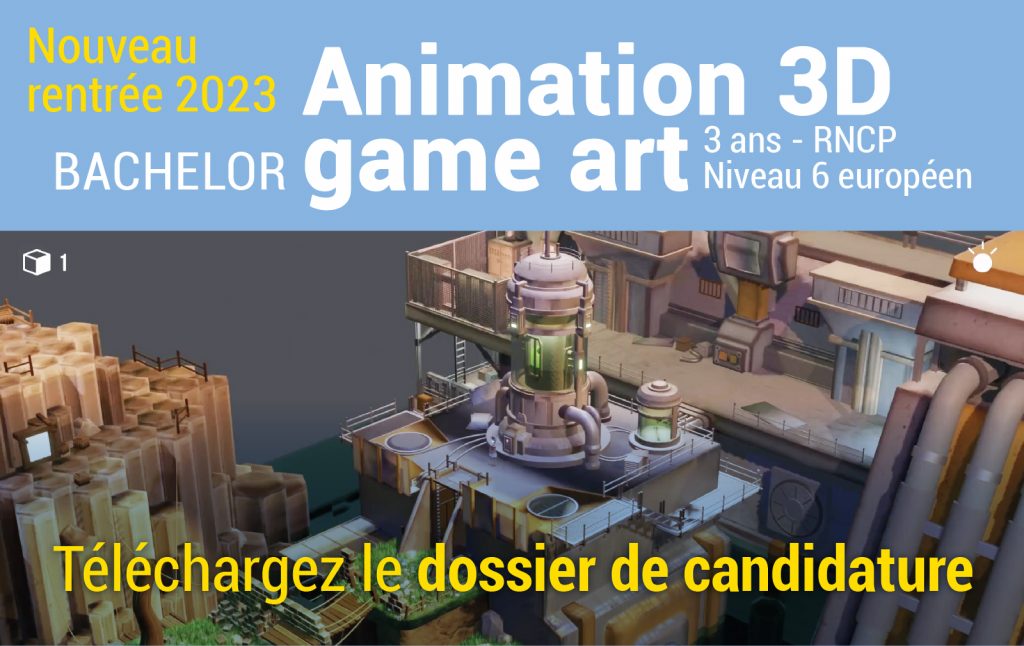 bachelor animation 3D game art